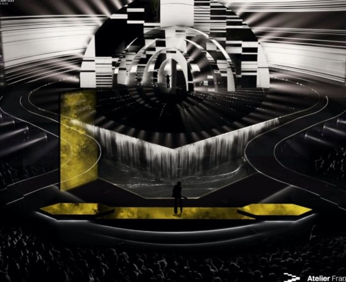 palco eurovision rendering