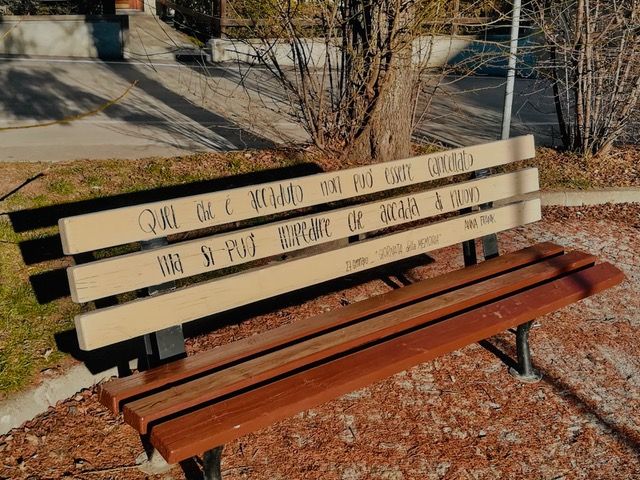 panchina della memoria