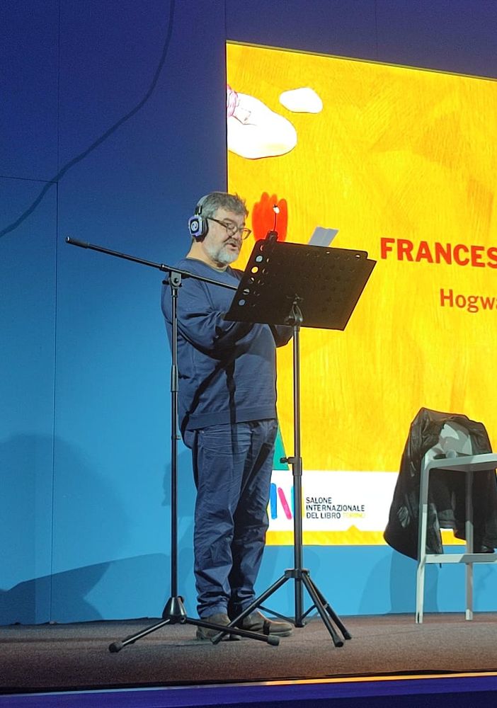 Francesco Pannofino porta al Salone del Libro tutta la magia di Harry Potter