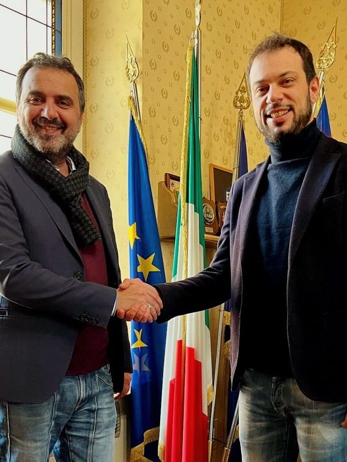 Paolo Montagna e Davide Davide Guida, sindaco e vicesindaco di Moncalieri