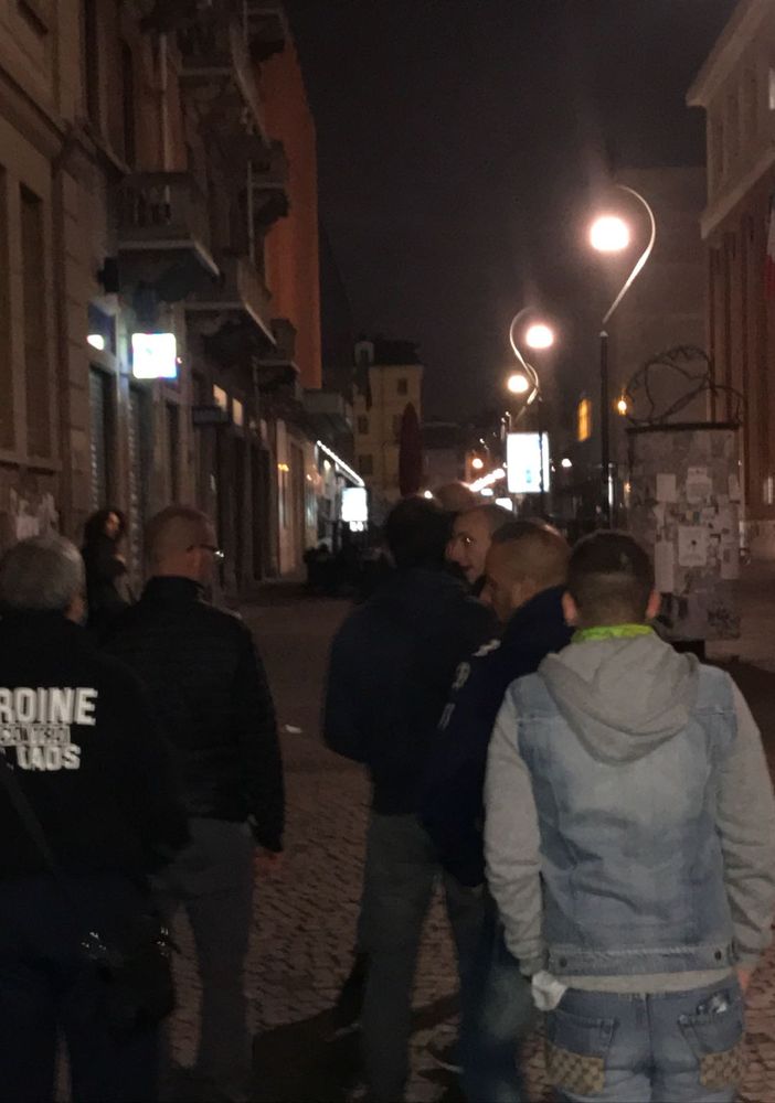 Forza Nuova, ancora passeggiate per la sicurezza: stavolta intorno a Palazzo Nuovo