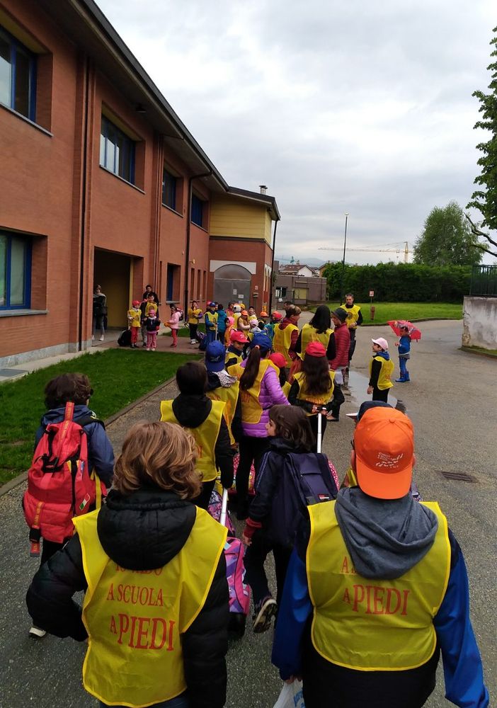 A Rivalta si va a scuola con il pedibus