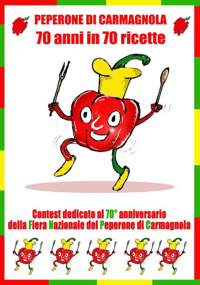 Carmagnola, oltre 70 ricette per il contest nazionale dedicato al 70° anniversario della Fiera del Peperone