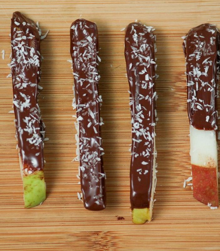 Felici e Veloci le nuove (video)ricette di Fata Zucchina: oggi prepariamo i pera stick