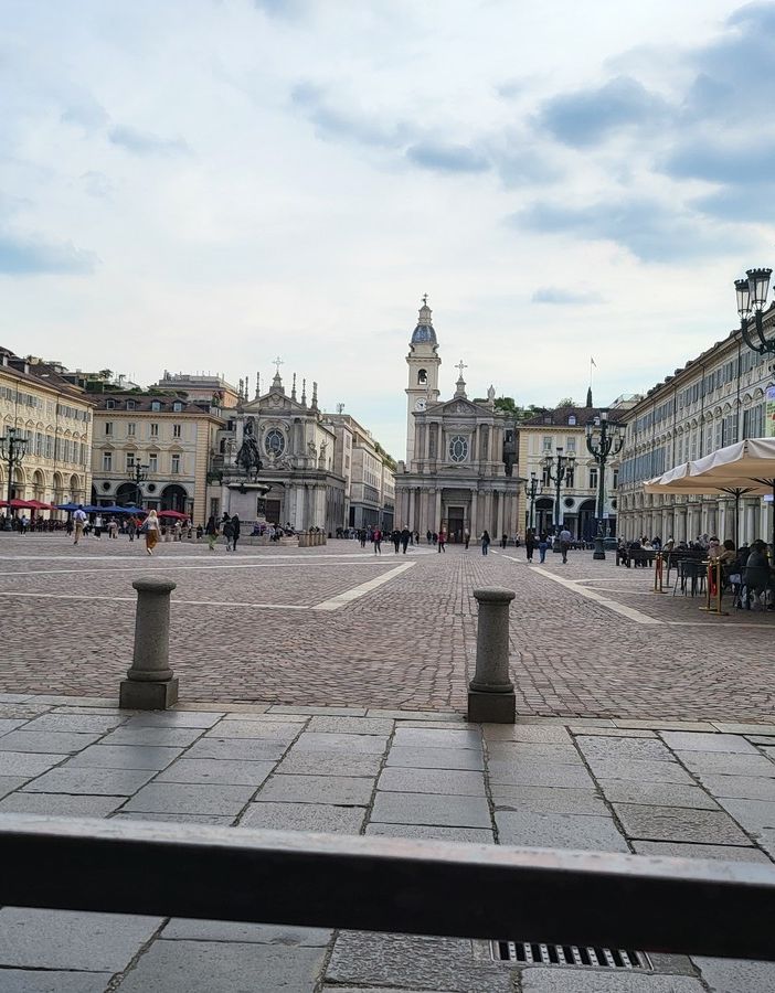 Piazza San Carlo con dehors