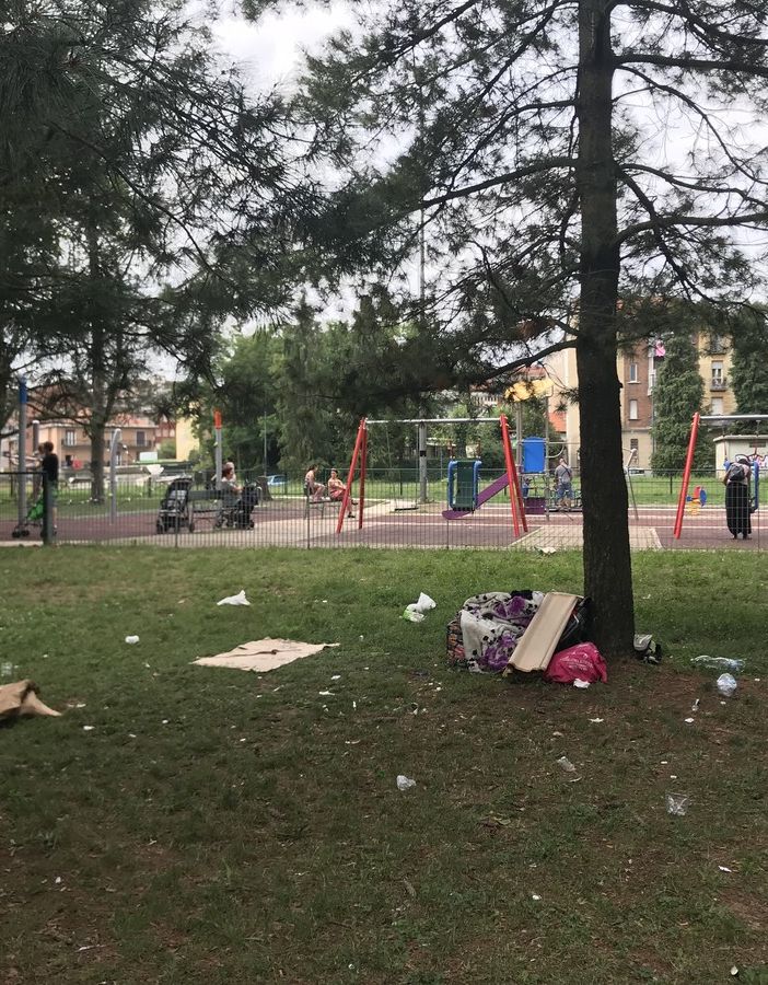 giardino sporco