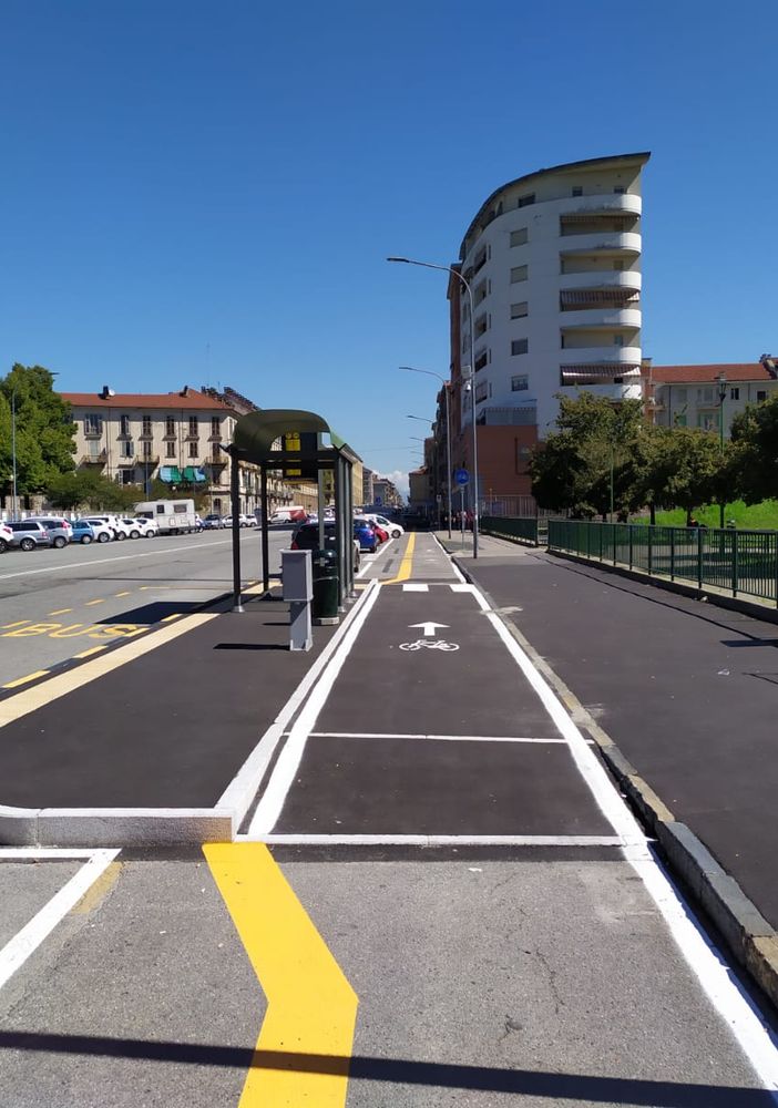 ampliamento piste ciclabili a torino nel 2021