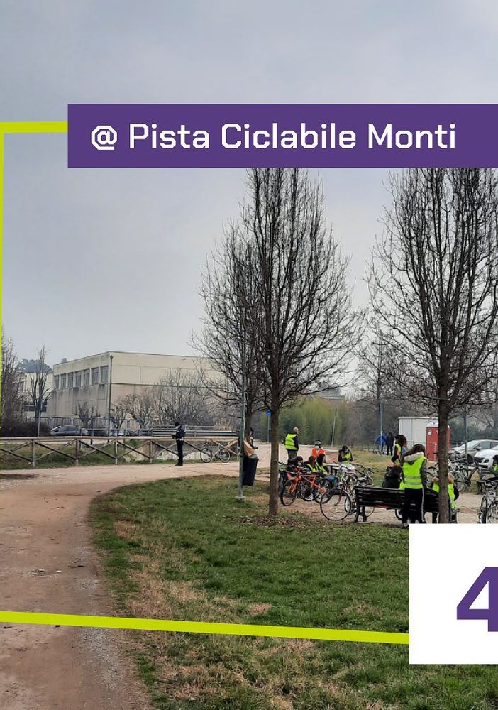 La ciclabile che porta al Monti