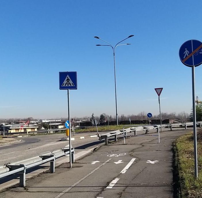 La pista ciclabile di Villaretto