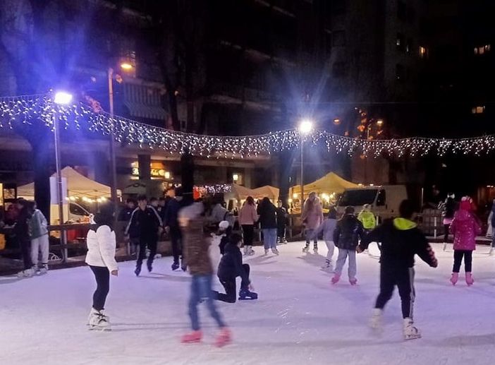 pista di pattinaggio piazza kennedy