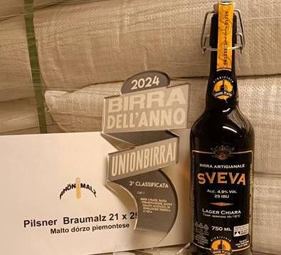 La &quot;Sveva&quot; del birrificio Plato premiata tra le migliori birre chiare a bassa fermentazione
