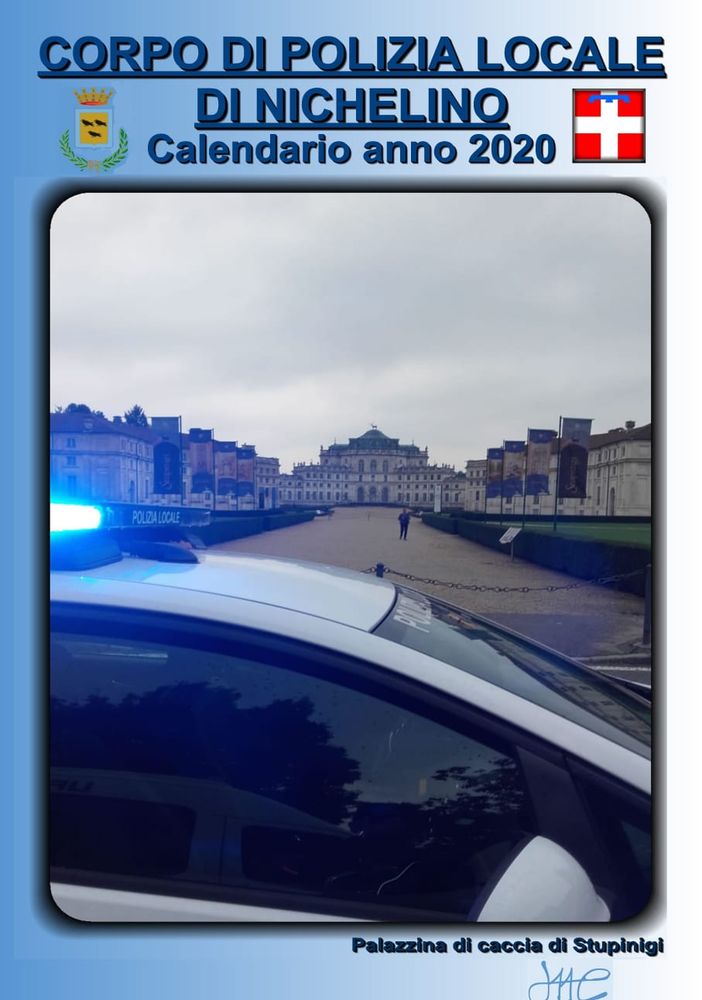 La Polizia Locale di Nichelino realizza il calendario 2020 e dona il ricavato al reparto oncologico del Regina Margherita