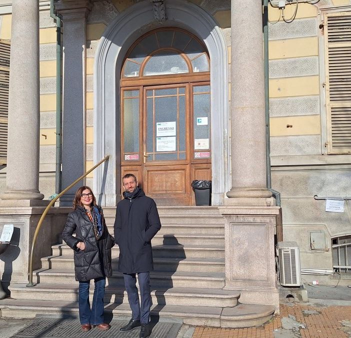 I consiglieri regionali del Pd Laura Pompeo e Daniele Valle