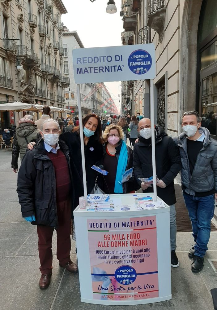 Il Popolo della Famiglia in via Garibaldi