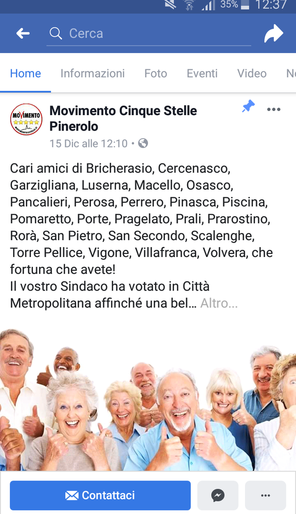 Torino-Lione, la &quot;vendetta&quot; dei Cinque stelle di Pinerolo contro i sindaci Sì Tav viaggia su Fb. E scatena il polverone