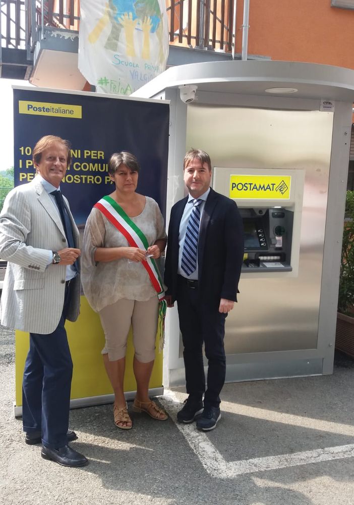 Installato il primo Postamat nel comune di Valgioie