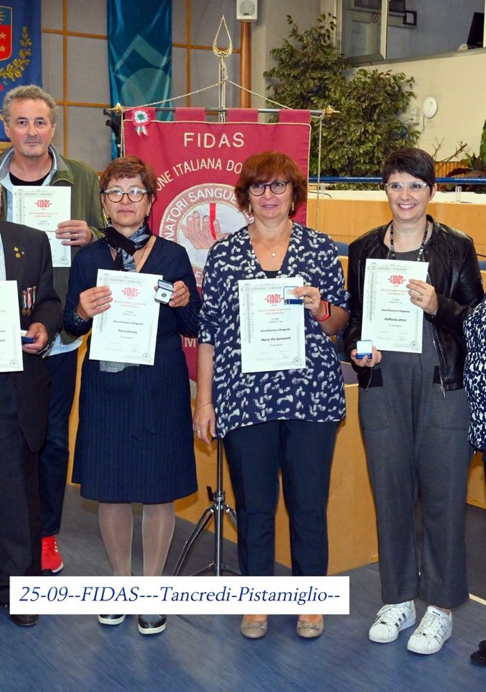 premiazione donatori di sangue