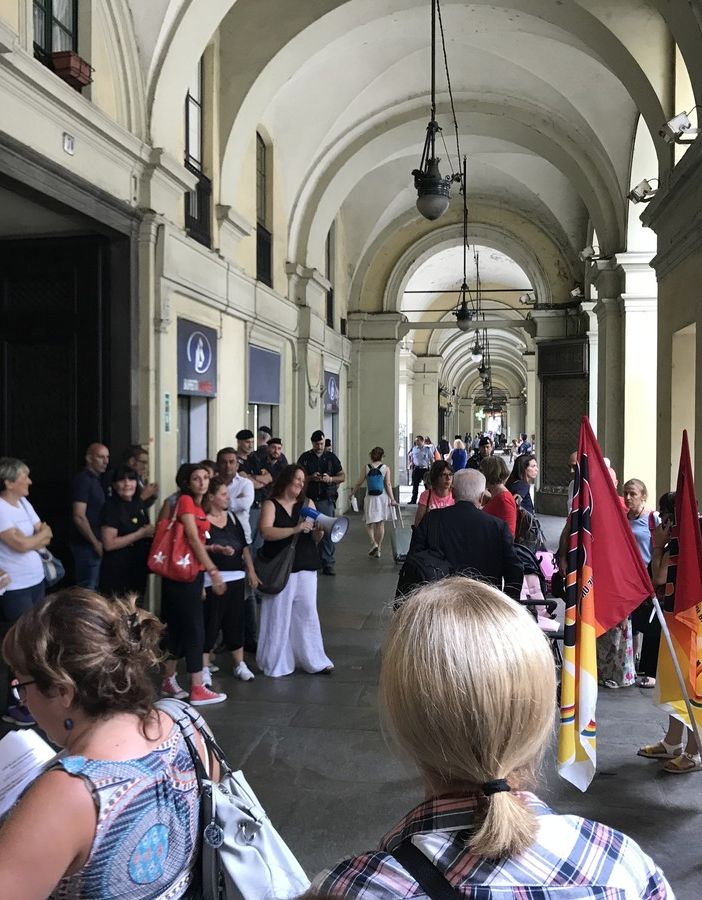 foto di repertorio di una manifestazione di protesta