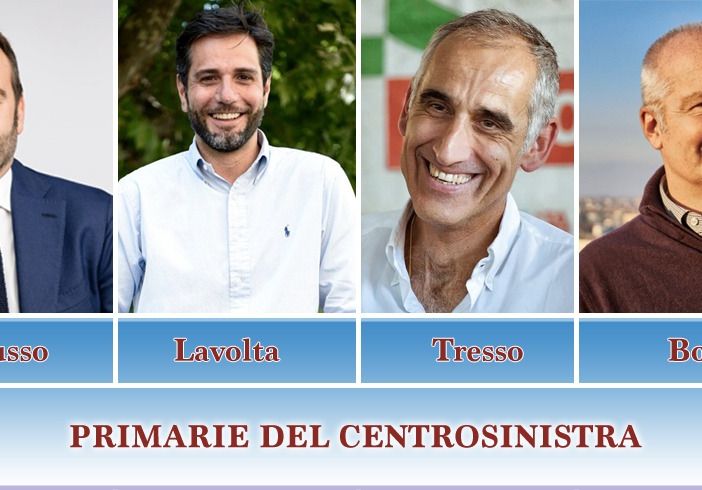 I 4 candidati Lo Russo, Lavolta, Tresso e Boni