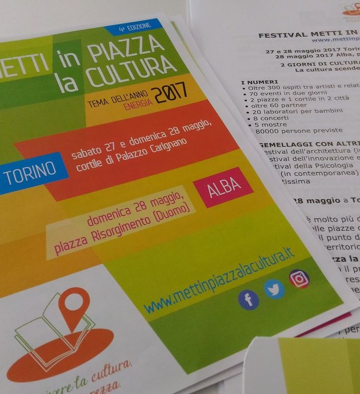 Torino e Alba mettono in piazza la cultura