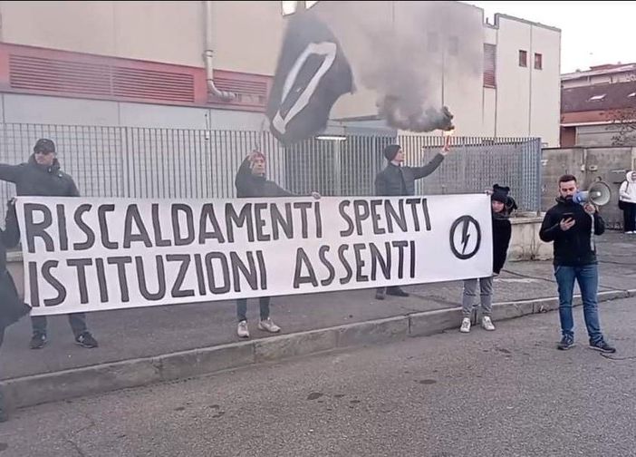 Protesta di studenti del Blocco Studentesco