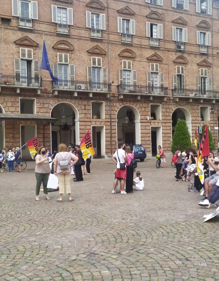 protesta cub scuola