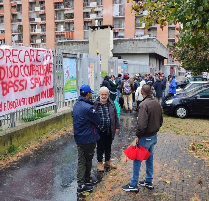 protesta disoccupati