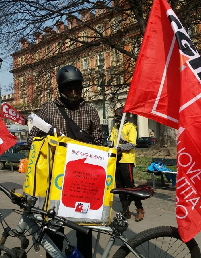 Rider in protesta