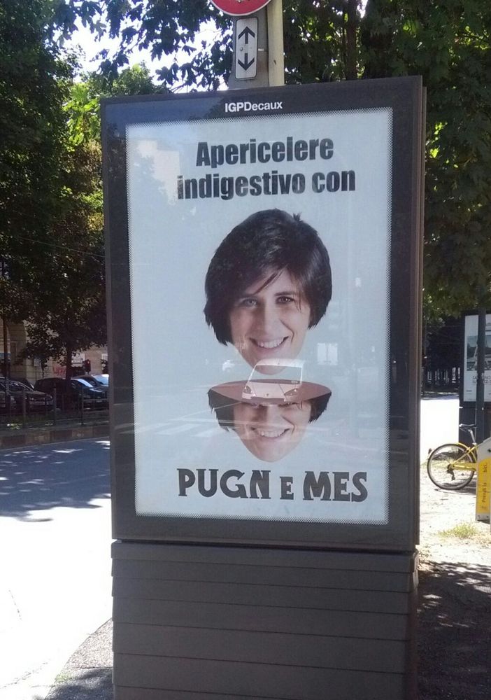 Appendino e il &quot;Pugn e mes&quot;: torna a colpire il Banksy torinese