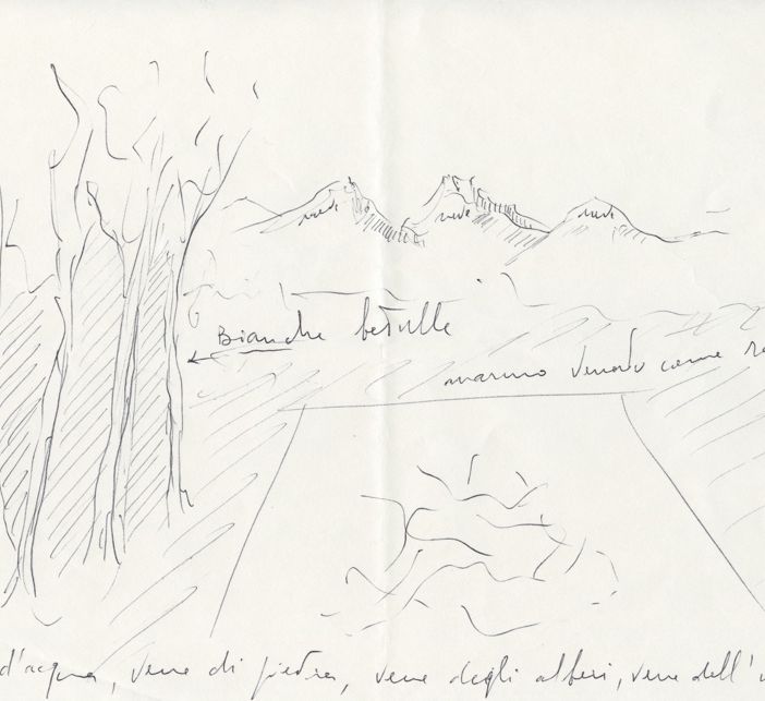 opera di Giuseppe Penone su carta