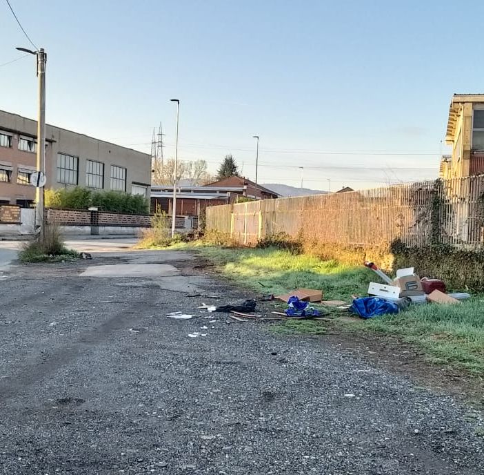 Condizioni difficili in strada Bertolla