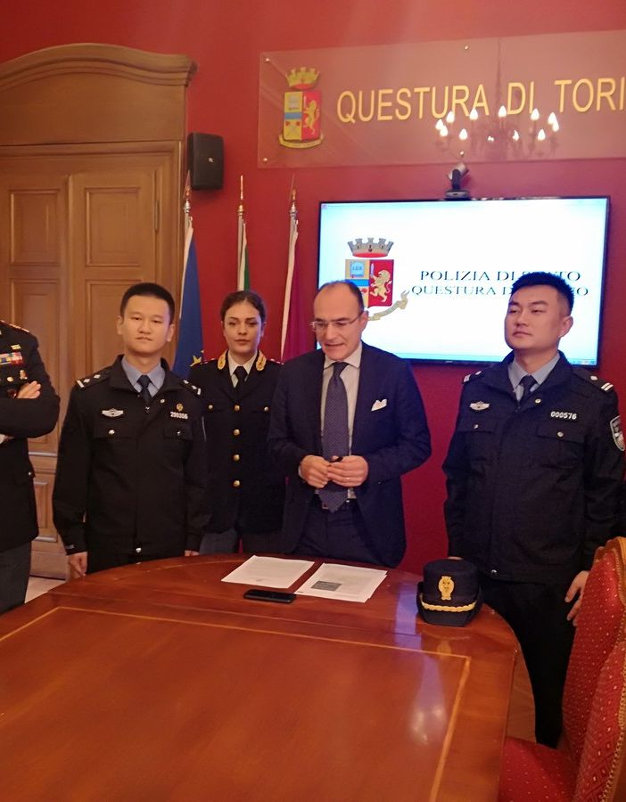 Alleanza Italia-Cina per la sicurezza: tornano i pattugliamenti congiunti. Per la prima volta anche a Torino