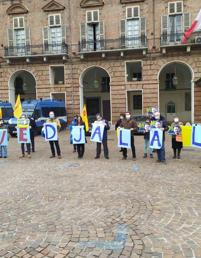 Radicali e Amnesty in piazza per salvare il ricercatore iraniano Ahmadreza Djalali [FOTO e VIDEO]