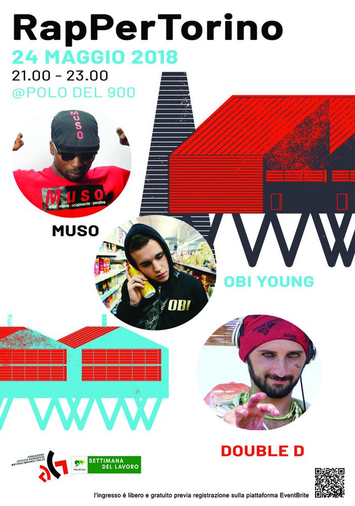 RapPerTorino, giovedì 24 maggio serata musicale al Polo del '900