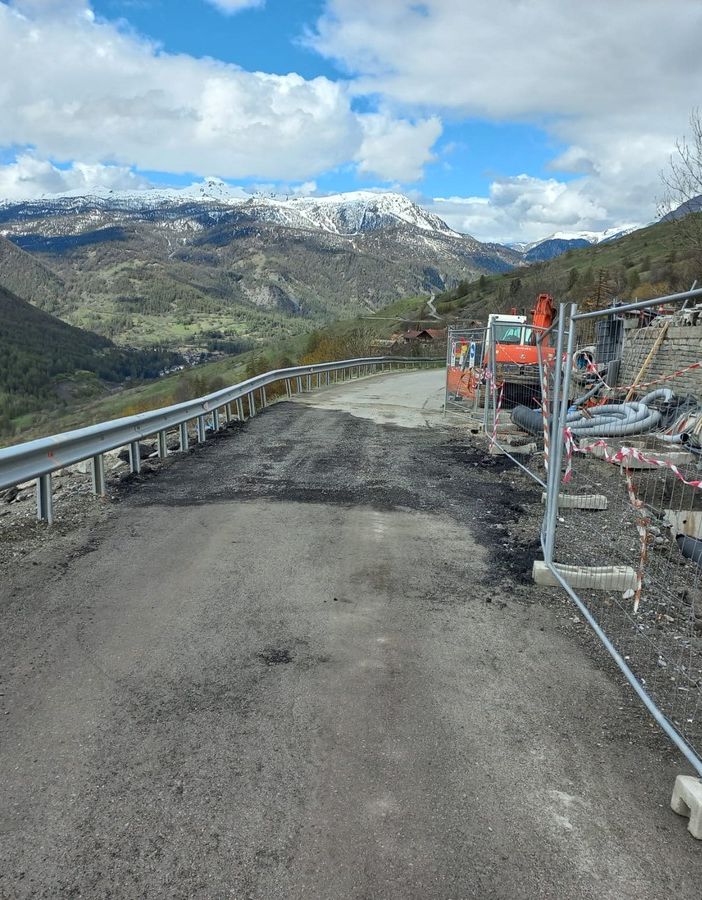 Riaperta a senso unico alternato la provinciale 23 del Sestriere a Champlas du Col
