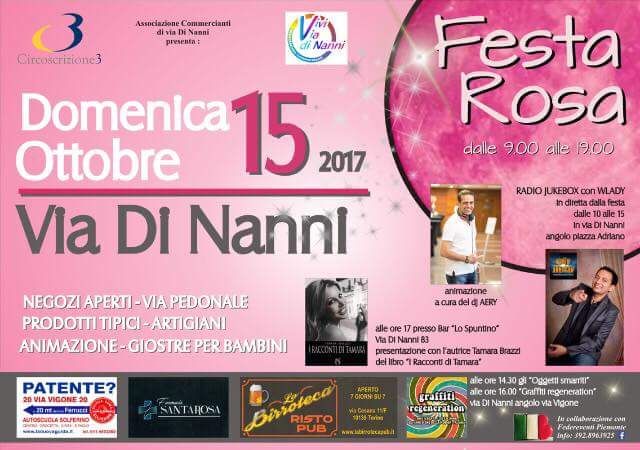 Domani festa in via Di Nanni con musica, libri e tante bancarelle