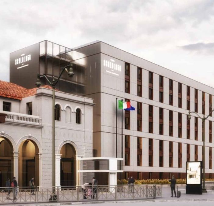 rendering della nuova Piazza XVIII Dicembre