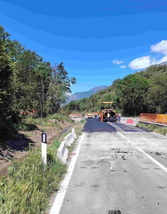 Completato il rifacimento dell'attraversamento stradale del Rio Boarda