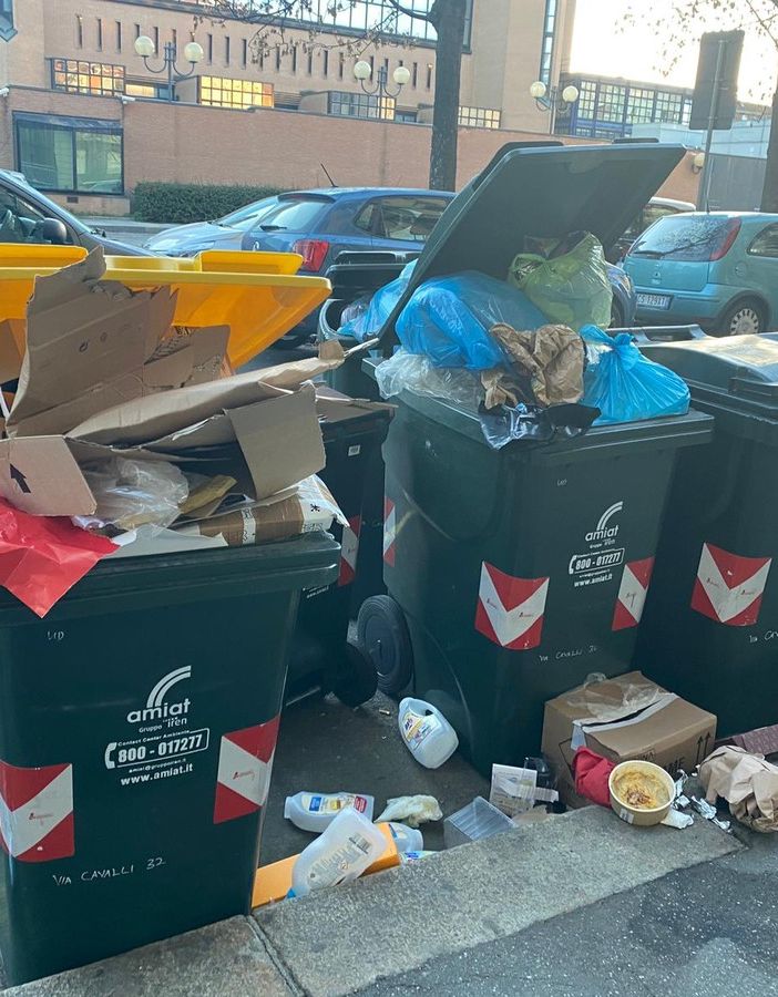 Bidoni pieni in Cit Turin