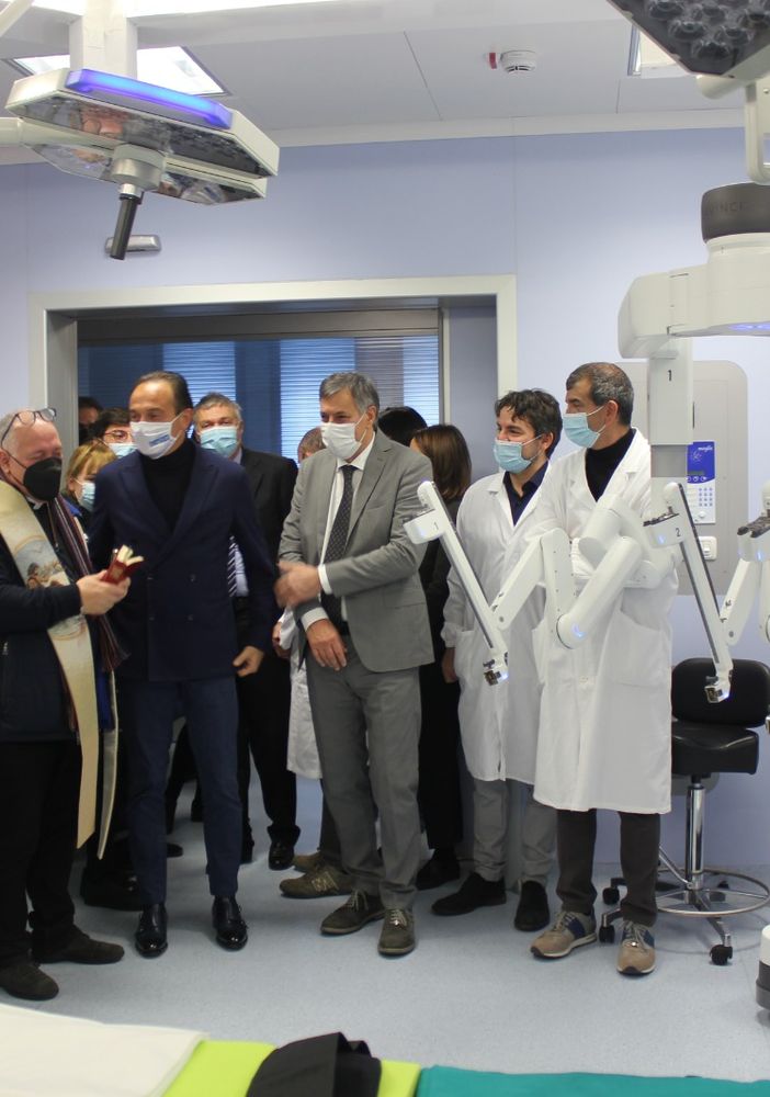 inaugurazione robot da vinci