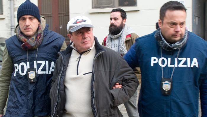 Rocco Schirripa il giorno del suo arresto