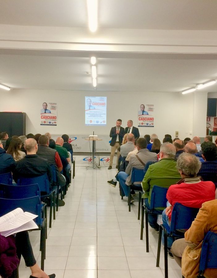 Collegno, Casciano prepara la rincorsa alla conferma sulla poltrona di sindaco: &quot;La città vuole continuare nel segno del cambiamento positivo&quot; [FOTO]