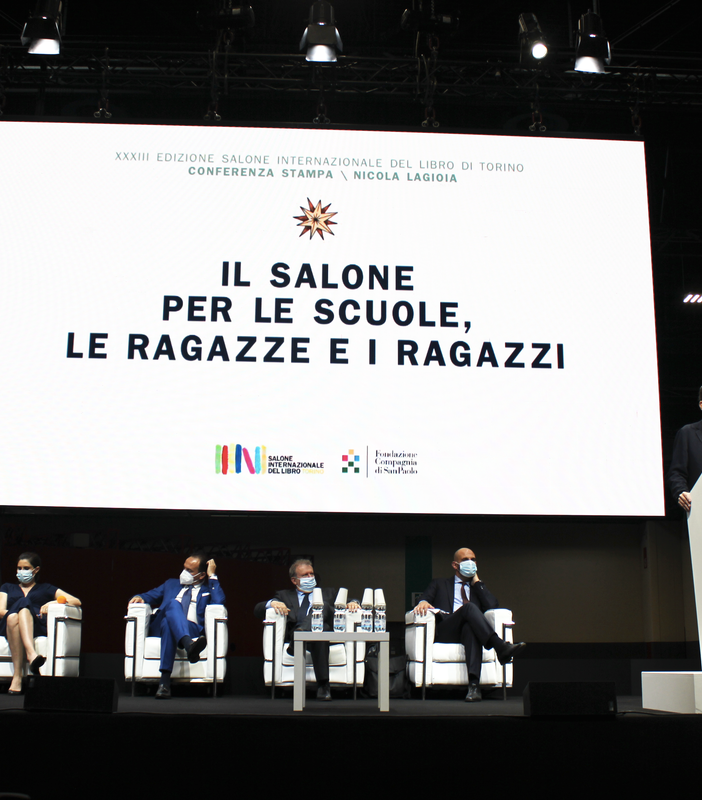 presentazione salone del libro 2021 al Lingotto