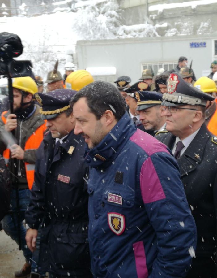 A Chiomonte lo strappo tra Di Maio e Salvini: &quot;Inimmaginabile che il lavoro fatto dagli operai sia vano e che si spendano soldi degli italiani per tappare il buco&quot; (FOTO E VIDEO)