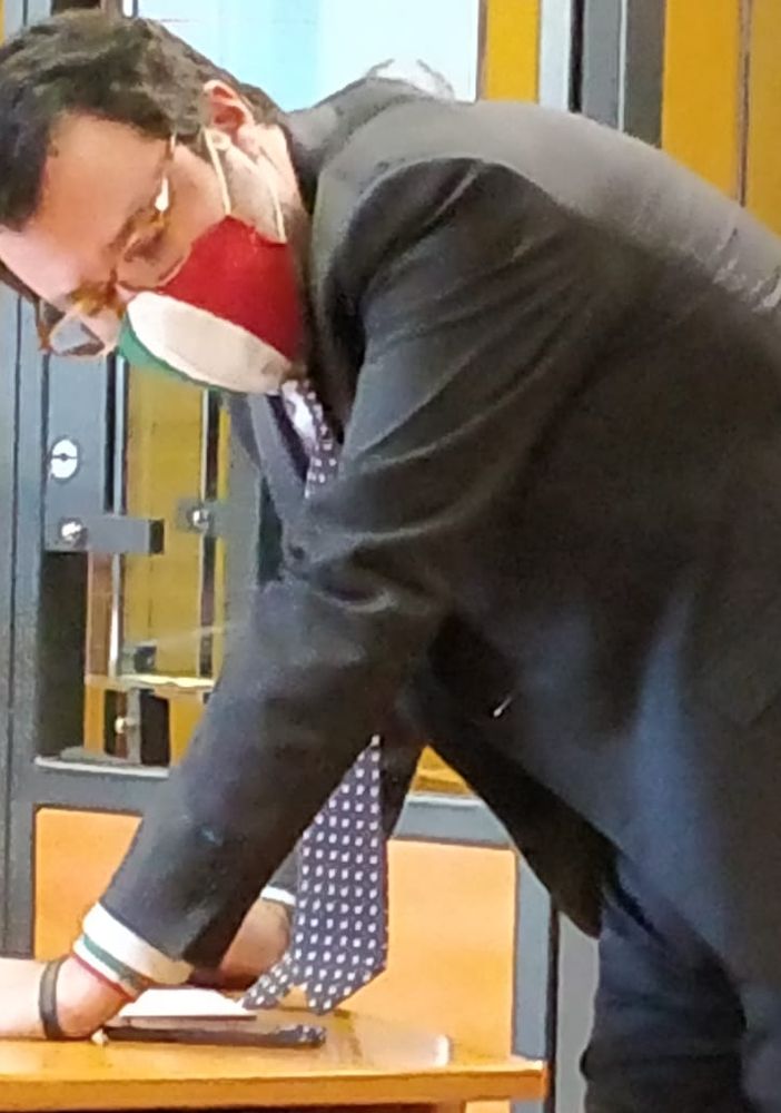 Salvini in tribunale a Torino