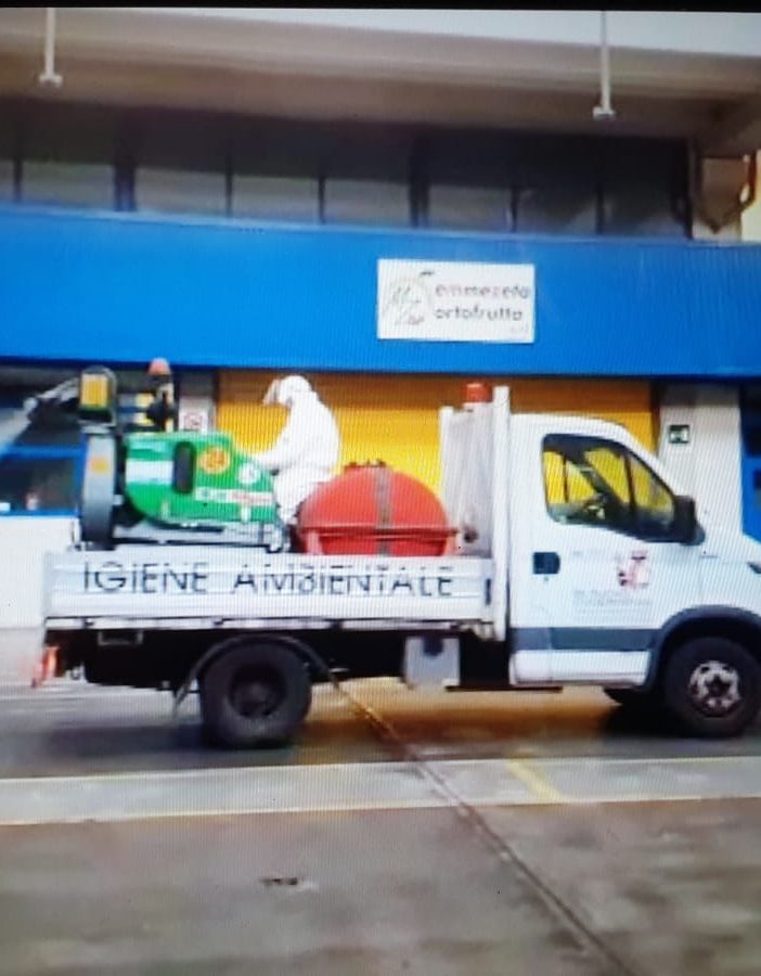 Coronavirus, nuovo intervento di sanificazione al Centro Agroalimentare Torino