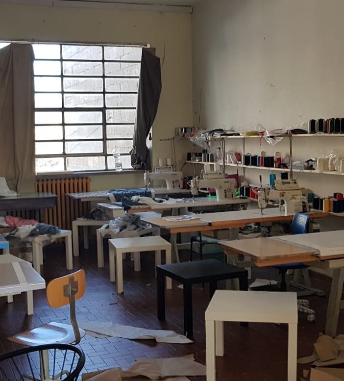 Sicurezza, controllo della municipale in un'azienda sartoriale