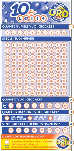 Il &quot;10eLotto&quot; premia Veneto, Friuli e Piemonte