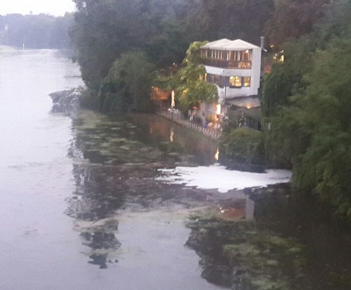 Dopo le alghe, nel Po arriva la schiuma bianca (FOTO)