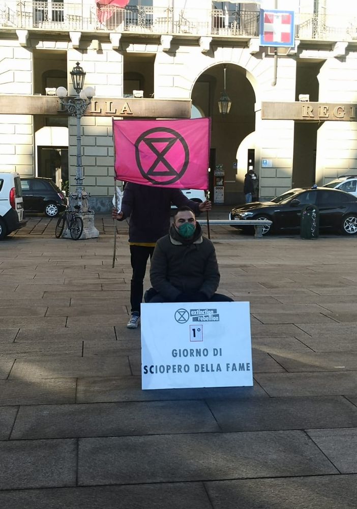 sciopero della fame extinction rebellion